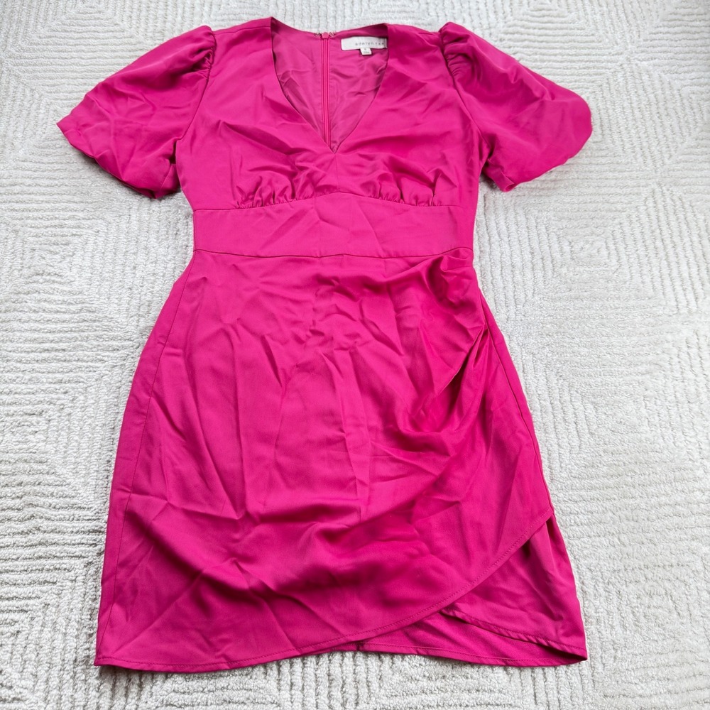 Adelyn Rae Mini Dress Womens Small Pink Cocktail Wedding Guest Romantic Date